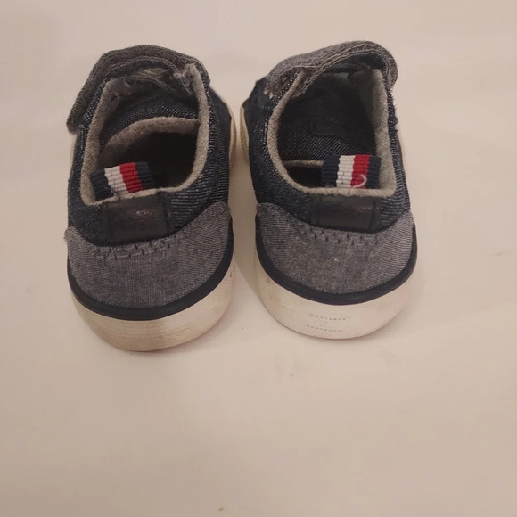 Tommy Hilfiger Baby Boy Navy Blue Slip On Sneakers in Size 5 - Picture 6 of 8